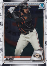 Load image into Gallery viewer, 2020 Bowman Baseball Cards - Chrome Prospects (101-150): #BCP-148 Heliot Ramos
