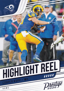 2020 Panini Prestige NFL HIGHLIGHT REEL BLUE PARALLELS ~ Pick Your Cards
