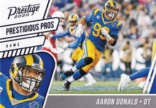 Load image into Gallery viewer, 2020 Panini Prestige NFL PRESTIGIOUS PROS BLUE PARALLELS ~ Pick Your Cards
