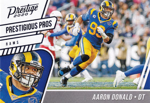2020 Panini Prestige NFL PRESTIGIOUS PROS BLUE PARALLELS ~ Pick Your Cards