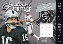 Load image into Gallery viewer, 2020 Panini Prestige NFL GRIDIRON HERITAGE RELICS BLUE ~ Pick Your Cards
