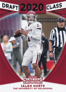 2020 Panini Contenders Draft Picks DRAFT CLASS Inserts - Pick Your Cards