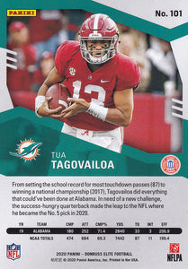 TUA TAGOVAILOA 2020 Donruss Elite RAZZLE DAZZLE PARALLEL ~ SSP VERY RARE