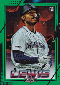 KYLE LEWIS 2020 Topps Fire Baseball GREEN FOIL PARALLEL RC 121/199