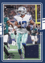 Load image into Gallery viewer, Amari Cooper 2020 Donruss NFL THREADS BLUE Relic ~ Cowboys
