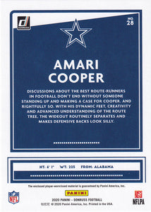 Amari Cooper 2020 Donruss NFL THREADS BLUE Relic ~ Cowboys