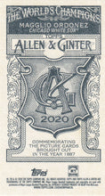 Load image into Gallery viewer, 2020 Topps Allen &amp; Ginter MINI NO NUMBERS PR50 ~ Pick your card
