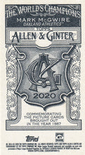 Load image into Gallery viewer, 2020 Topps Allen &amp; Ginter MINI NO NUMBERS PR50 ~ Pick your card
