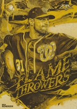 Load image into Gallery viewer, 2020 Topps Fire Baseball FLAME THROWERS GOLD MINTED INSERTS ~ Pick your card
