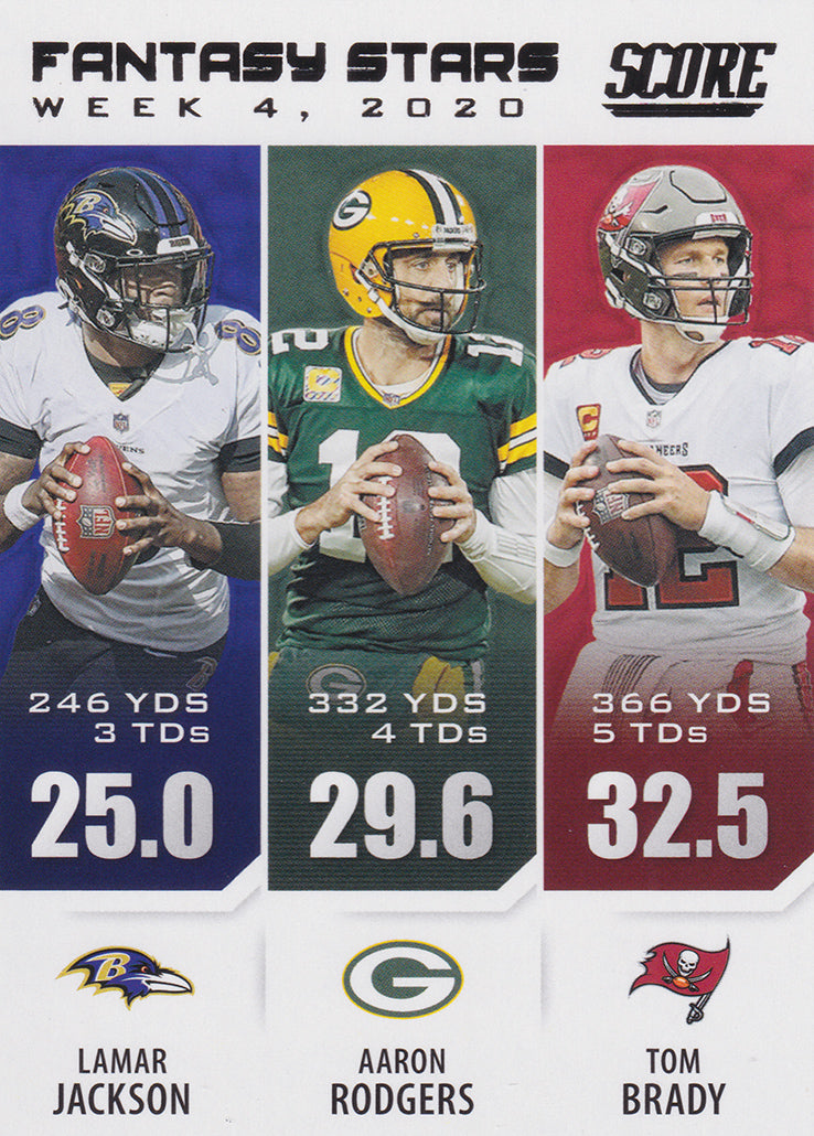 2021 Panini Score NFL Football FANTASY STARS Inserts ~ Pick Your Cards