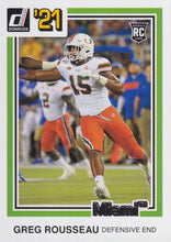 Load image into Gallery viewer, 2021 Panini Chronicles Draft Picks DONRUSS Football Cards ~ Pick Your Cards
