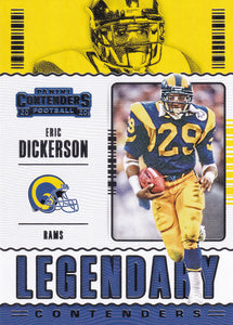 2020 Panini Contenders NFL Football LEGENDARY Inserts ~ Pick Your Cards
