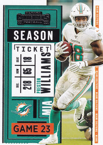 2020 Panini Contenders NFL Football Cards #1-100 ~ Pick Your Cards