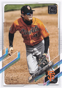 WILMER FLORES 2021 Topps Series 1 ADVANCED STATS VARIATION #8/300