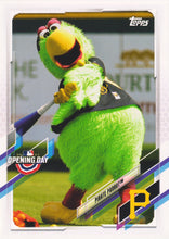 Load image into Gallery viewer, 2021 Topps OPENING DAY Baseball MASCOTS Inserts ~ Pick your card
