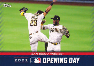 2021 Topps OPENING DAY Baseball OPENING DAY Inserts ~ Pick your card