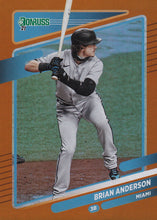 Load image into Gallery viewer, 2021 Donruss Baseball HOLO ORANGE Parallel Cards ~ Pick your card
