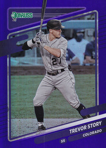 2021 Donruss Baseball HOLO PURPLE Parallel Cards ~ Pick your card