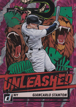 Load image into Gallery viewer, 2021 Donruss Baseball UNLEASHED Pink, Diamond, Vector &amp; Rapture Inserts ~ Pick your card
