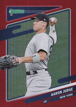 Load image into Gallery viewer, 2021 Donruss Baseball HOLO RED Parallel Cards ~ Pick your card
