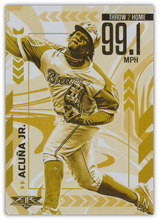 Load image into Gallery viewer, 2020 Topps Fire Baseball ARMS ABLAZE GOLD MINTED INSERTS ~ Pick your card
