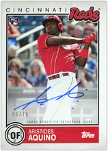 Load image into Gallery viewer, Aristides Aquino 2020 Topps 582 Montgomery Brooklyn Collection AUTO #63/75
