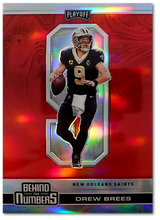 Load image into Gallery viewer, 2020 Panini Playoff NFL Football BEHIND THE NUMBERS Inserts ~ Pick Your Cards
