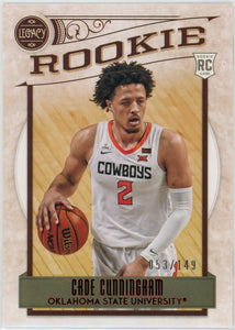 CADE CUNNINGHAM 2021 Panini Chronicles Draft Basketball LEGACY RED #/149 ~ Pistons