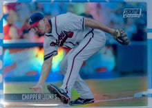 Load image into Gallery viewer, CHIPPER JONES 2021 Topps Stadium Club Baseball CHROME PEARL WHITE REFRACTOR /30
