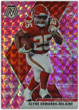 Load image into Gallery viewer, CLYDE EDWARDS-HELAIRE 2020 Panini Mosaic NFL PINK CAMO RC #212 ~ Chiefs

