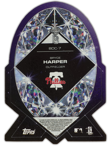 BRYCE HARPER 2020 Topps Chrome Ben Baller DIAMOND DIE-CUT SP ~ Phillies
