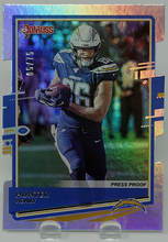 Load image into Gallery viewer, HUNTER HENRY 2020 Donruss NFL SILVER PRESS PROOFS Die Cut 5/75
