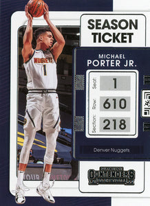 2021-22 Panini Contenders Basketball Cards #1-100 ~ Pick your card