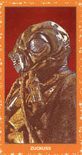 Load image into Gallery viewer, STAR WARS 2022 Topps T206 Wave 1 ORANGE STARFIELD Cards

