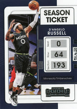 Load image into Gallery viewer, 2021-22 Panini Contenders Basketball Cards #1-100 ~ Pick your card
