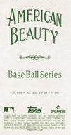 2022 Topps T206 Wave 5 AMERICAN BEAUTY BACK Cards /10