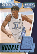 DAY'RON SHARPE 2021 Panini Chronicles Draft Basketball THREADS Rookie Materials