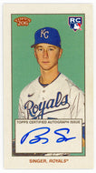 BRADY SINGER RC 2021 Topps T206 AUTOGRAPH Auto ~ Royals