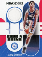 2021-22 Panini NBA Hoops Basketball Rise N Shine RELICS