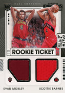 2021-22 Panini Contenders Basketball ROOKIE TICKET RELICS