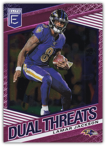 2020 Donruss Elite NFL Football DUAL THREATS PINK INSERTS ~ Pick Your Cards