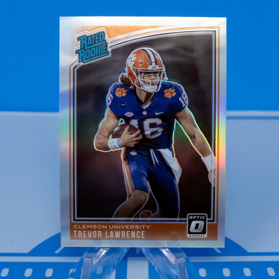 TREVOR LAWRENCE 2021 Panini Chronicles Draft Picks OPTIC SILVER PRIZM RATED ROOKIE RC