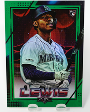 Load image into Gallery viewer, KYLE LEWIS 2020 Topps Fire Baseball GREEN FOIL PARALLEL RC 121/199
