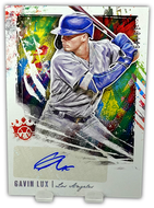 GAVIN LUX 2020 Panini Diamond Kings Holo SILVER AUTO RC 18/49