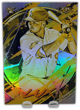 Load image into Gallery viewer, GAVIN LUX 2020 Topps Fire Baseball GOLD MINTED RC Parallel
