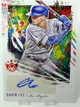 Load image into Gallery viewer, GAVIN LUX 2020 Panini Diamond Kings Holo SILVER AUTO RC 18/49
