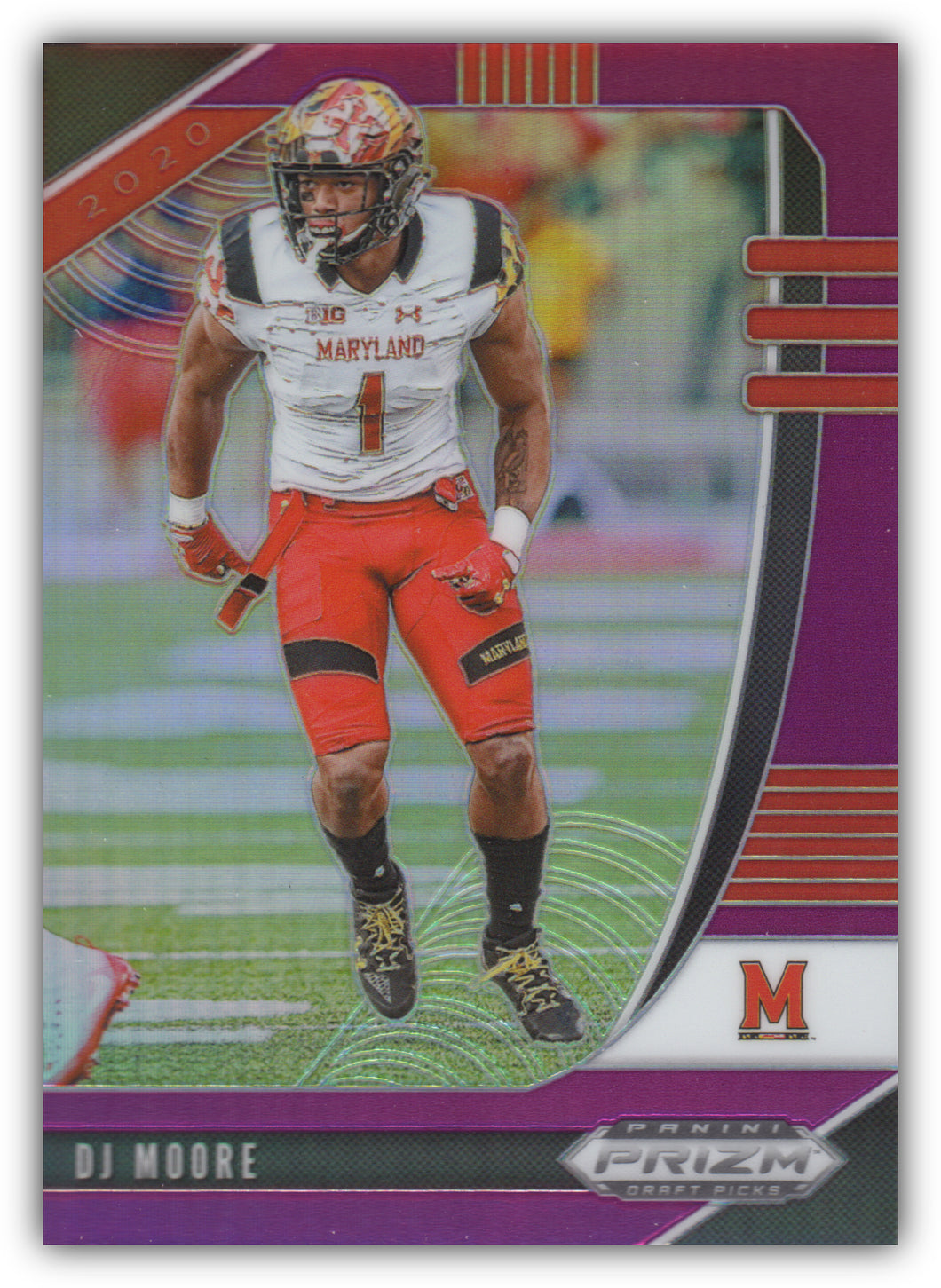 Dj Moore Diggs Maryland Jersey 2020 Panini Prizm Draft Picks