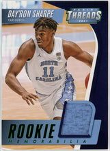 Load image into Gallery viewer, DAY&#39;RON SHARPE 2021 Panini Chronicles Draft Basketball THREADS Rookie Materials
