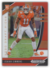 Load image into Gallery viewer, 2020 Panini Prizm Draft Picks ORANGE REFRACTOR Parallels - Pick Your Card - HouseOfCommons.cards
