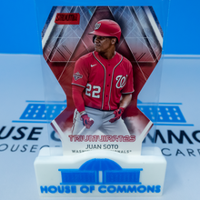 Load image into Gallery viewer, JUAN SOTO 2021 Topps Stadium Club Baseball RED TRIUMVIRATE Insert
